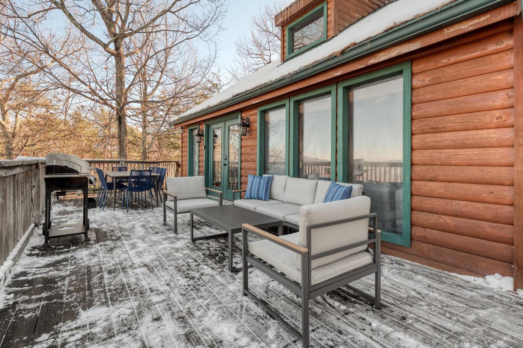Fontana By Avantstay Gorgeous Mountain Cabin W Views Hot Tub Game Room Gatlinburg Extérieur photo